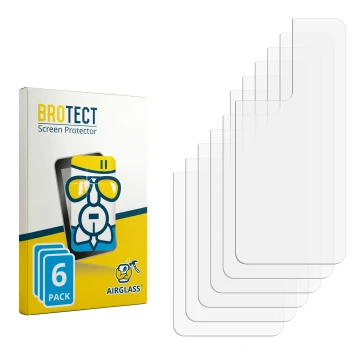 Vorderseite einer Produktverpackung mit dem Markenlogo BROTECT. Daneben ist der zugehörige Displayschutz.