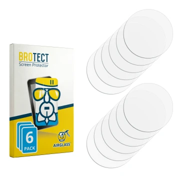 Vorderseite einer Produktverpackung mit dem Markenlogo BROTECT. Daneben ist der zugehörige Displayschutz.