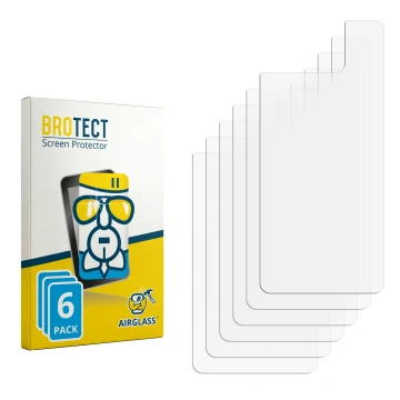Vorderseite einer Produktverpackung mit dem Markenlogo BROTECT. Daneben ist der zugehörige Displayschutz.