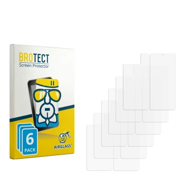 Vorderseite einer Produktverpackung mit dem Markenlogo BROTECT. Daneben ist der zugehörige Displayschutz.