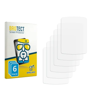 Vorderseite einer Produktverpackung mit dem Markenlogo BROTECT. Daneben ist der zugehörige Displayschutz.