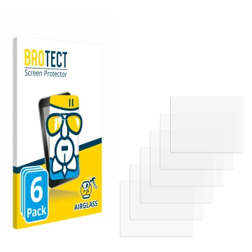 Vorderseite einer Produktverpackung mit dem Markenlogo BROTECT. Daneben ist der zugehörige Displayschutz.