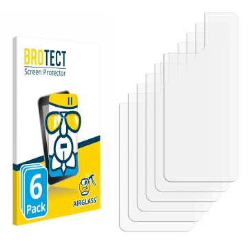 Vorderseite einer Produktverpackung mit dem Markenlogo BROTECT. Daneben ist der zugehörige Displayschutz.