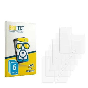 Vorderseite einer Produktverpackung mit dem Markenlogo BROTECT. Daneben ist der zugehörige Displayschutz.