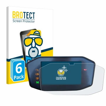 Vorderseite einer Produktverpackung mit dem Markenlogo BROTECT. Daneben ist das Gerät KTM 690 Duke 2016 mit dem zugehörigen Di