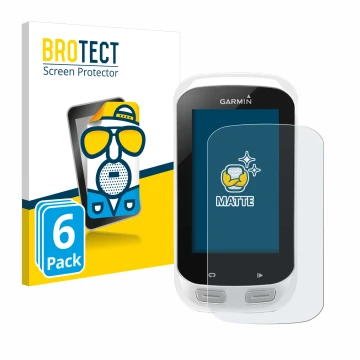 Vorderseite einer Produktverpackung mit dem Markenlogo BROTECT. Daneben ist das Gerät Garmin Edge Explore 1000 mit dem zugehör