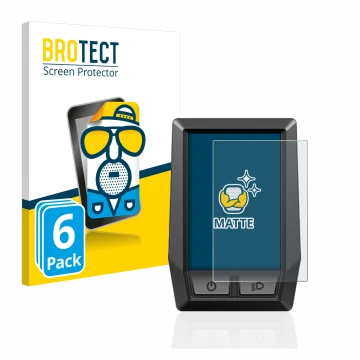 Vorderseite einer Produktverpackung mit dem Markenlogo BROTECT. Daneben ist das Gerät Bosch Kiox mit dem zugehörigen Displaysc