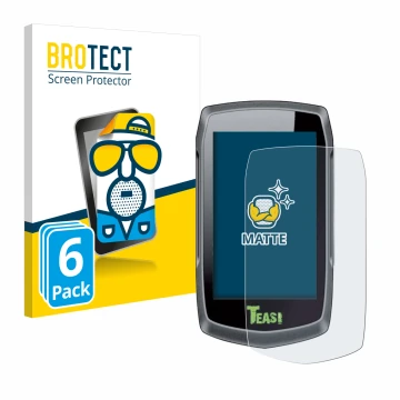 Vorderseite einer Produktverpackung mit dem Markenlogo BROTECT. Daneben ist das Gerät A-Rival Teasi One Classic mit dem zugehö