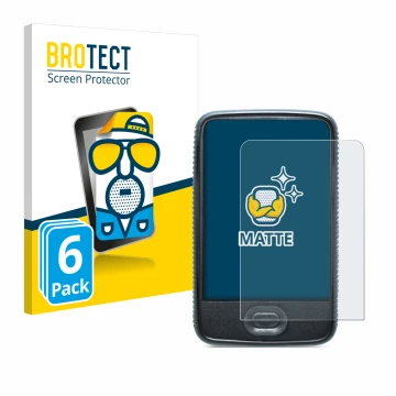 Vorderseite einer Produktverpackung mit dem Markenlogo BROTECT. Daneben ist das Gerät Dexcom G6 Receiver CGM mit dem zugehörig