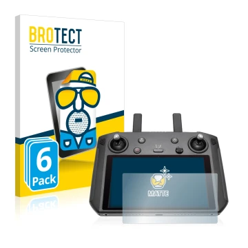 Vorderseite einer Produktverpackung mit dem Markenlogo BROTECT. Daneben ist das Gerät DJI Smart Controller mit dem zugehörigen