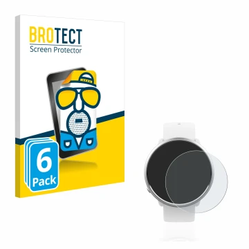 Vorderseite einer Produktverpackung mit dem Markenlogo BROTECT. Daneben ist das Gerät Polar Ignite mit dem zugehörigen Display