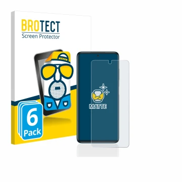 Vorderseite einer Produktverpackung mit dem Markenlogo BROTECT. Daneben ist das Gerät Xiaomi Poco X3 NFC mit dem zugehörigen D