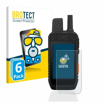Vorderseite einer Produktverpackung mit dem Markenlogo BROTECT. Daneben ist das Gerät Garmin Alpha 200 K mit dem zugehörigen D