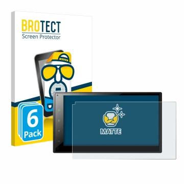 Vorderseite einer Produktverpackung mit dem Markenlogo BROTECT. Daneben ist das Gerät Pioneer SPH-DA160DAB mit dem zugehörigen