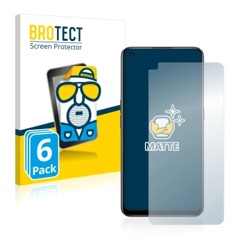 Vorderseite einer Produktverpackung mit dem Markenlogo BROTECT. Daneben ist das Gerät realme 9 Pro Plus mit dem zugehörigen Di