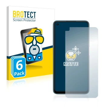 Vorderseite einer Produktverpackung mit dem Markenlogo BROTECT. Daneben ist das Gerät Oppo A76 mit dem zugehörigen Displayschu