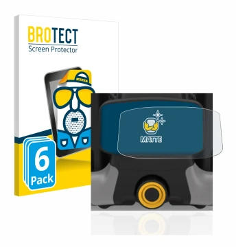 Vorderseite einer Produktverpackung mit dem Markenlogo BROTECT. Daneben ist das Gerät PowaKaddy CT8 mit dem zugehörigen Displa