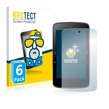 Vorderseite einer Produktverpackung mit dem Markenlogo BROTECT. Daneben ist das Gerät Bryton Rider S800 mit dem zugehörigen Di