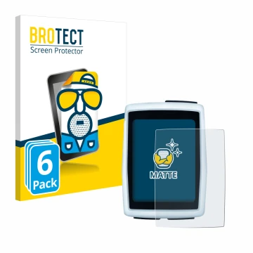 Vorderseite einer Produktverpackung mit dem Markenlogo BROTECT. Daneben ist das Gerät Sigma BC 12.0 WL mit dem zugehörigen Dis