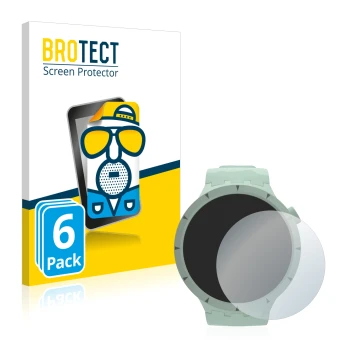 Vorderseite einer Produktverpackung mit dem Markenlogo BROTECT. Daneben ist das Gerät Swatch Big Bold Bioceramic mit dem zugeh