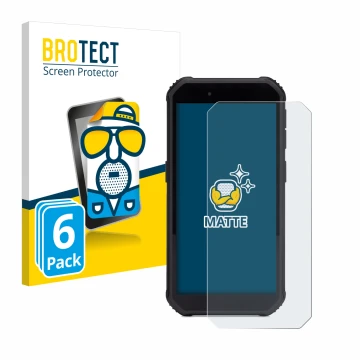 Vorderseite einer Produktverpackung mit dem Markenlogo BROTECT. Daneben ist das Gerät SkyCaddie SX550 mit dem zugehörigen Disp