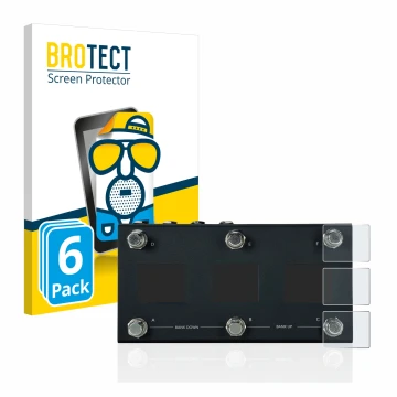 Vorderseite einer Produktverpackung mit dem Markenlogo BROTECT. Daneben ist das Gerät Morningstar MC6 Pro mit dem zugehörigen 