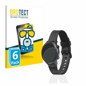 Vorderseite einer Produktverpackung mit dem Markenlogo BROTECT. Daneben ist das Gerät Doro Watch mit dem zugehörigen Displaysc