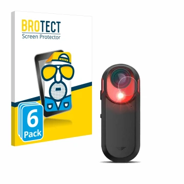 Vorderseite einer Produktverpackung mit dem Markenlogo BROTECT. Daneben ist das Gerät Garmin Varia RCT 715 mit dem zugehörigen