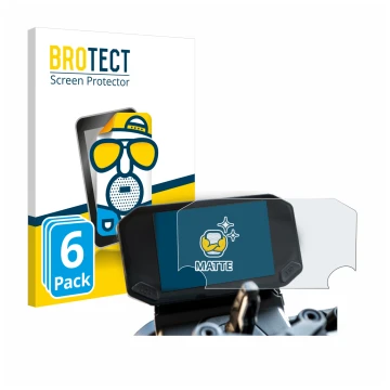 Vorderseite einer Produktverpackung mit dem Markenlogo BROTECT. Daneben ist das Gerät VOGE 350 AC mit dem zugehörigen Displays