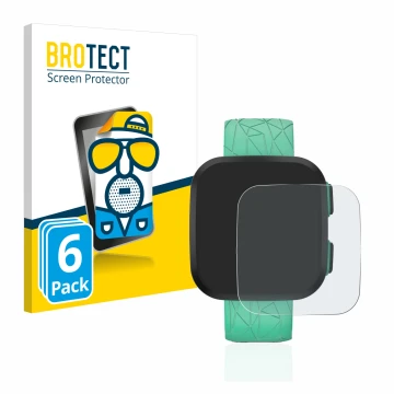 Vorderseite einer Produktverpackung mit dem Markenlogo BROTECT. Daneben ist das Gerät Garmin Bounce mit dem zugehörigen Displa