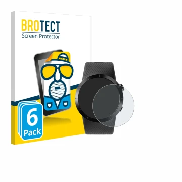 Vorderseite einer Produktverpackung mit dem Markenlogo BROTECT. Daneben ist das Gerät Shot Scope X5 mit dem zugehörigen Displa