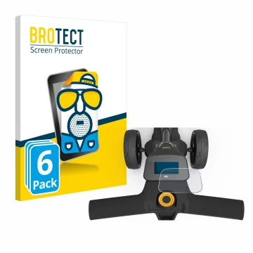 Vorderseite einer Produktverpackung mit dem Markenlogo BROTECT. Daneben ist das Gerät PowaKaddy FX3 mit dem zugehörigen Displa