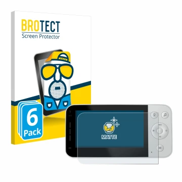 Vorderseite einer Produktverpackung mit dem Markenlogo BROTECT. Daneben ist das Gerät Philips Avent Connected SCD923 mit dem z