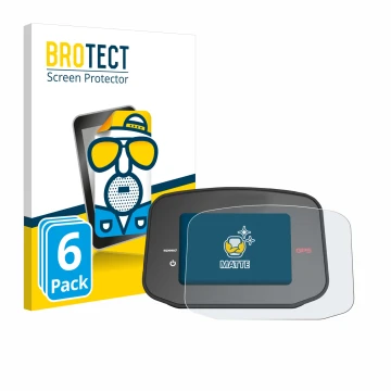 Vorderseite einer Produktverpackung mit dem Markenlogo BROTECT. Daneben ist das Gerät PowaKaddy CT8 GPS mit dem zugehörigen Di