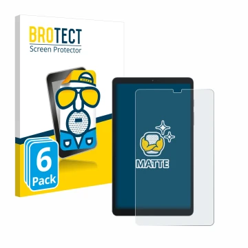 Vorderseite einer Produktverpackung mit dem Markenlogo BROTECT. Daneben ist das Gerät Blackview Tab 60 8.68