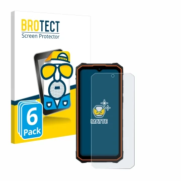 Vorderseite einer Produktverpackung mit dem Markenlogo BROTECT. Daneben ist das Gerät Hotwav Cyber 13 Pro mit dem zugehörigen 
