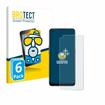 Vorderseite einer Produktverpackung mit dem Markenlogo BROTECT. Daneben ist das Gerät Oppo Reno 8T mit dem zugehörigen Display