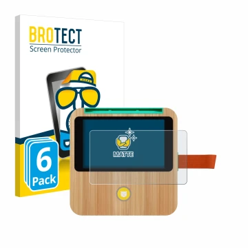 Vorderseite einer Produktverpackung mit dem Markenlogo BROTECT. Daneben ist das Gerät tigerbox Touch Plus mit dem zugehörigen 