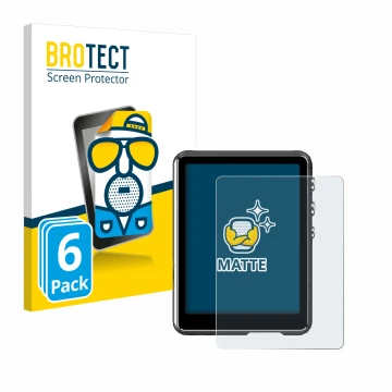 Vorderseite einer Produktverpackung mit dem Markenlogo BROTECT. Daneben ist das Gerät Mechen M3 mit dem zugehörigen Displaysch