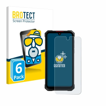 Vorderseite einer Produktverpackung mit dem Markenlogo BROTECT. Daneben ist das Gerät Hotwav Cyber 9 Pro mit dem zugehörigen D