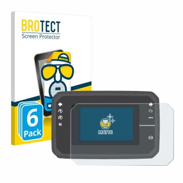 Vorderseite einer Produktverpackung mit dem Markenlogo BROTECT. Daneben ist das Gerät Honda CB650R TFT Display mit dem zugehör