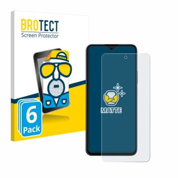 Vorderseite einer Produktverpackung mit dem Markenlogo BROTECT. Daneben ist das Gerät Honor 90 Smart mit dem zugehörigen Displ
