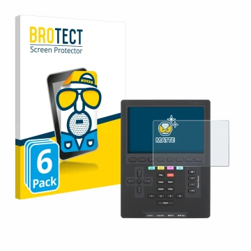 Vorderseite einer Produktverpackung mit dem Markenlogo BROTECT. Daneben ist das Gerät Polyend Tracker Mini mit dem zugehörigen