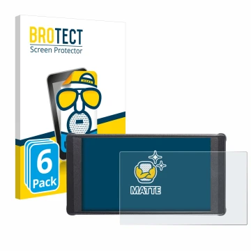 Vorderseite einer Produktverpackung mit dem Markenlogo BROTECT. Daneben ist das Gerät Portkeys PT6 mit dem zugehörigen Display