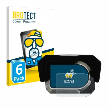 Vorderseite einer Produktverpackung mit dem Markenlogo BROTECT. Daneben ist das Gerät Kymco CV3 mit dem zugehörigen Displaysch