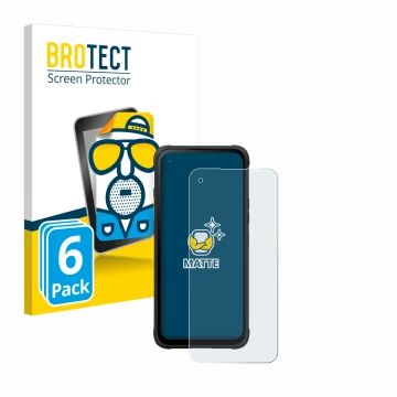 Vorderseite einer Produktverpackung mit dem Markenlogo BROTECT. Daneben ist das Gerät Hammer Blade V mit dem zugehörigen Displ
