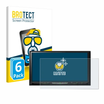 Vorderseite einer Produktverpackung mit dem Markenlogo BROTECT. Daneben ist das Gerät Pioneer AVH-Z9200DAB mit dem zugehörigen