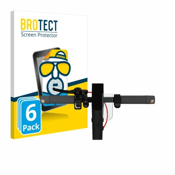 Vorderseite einer Produktverpackung mit dem Markenlogo BROTECT. Daneben ist das Gerät Xiaomi Mi 4 Lite E-Scooter (2. Gen.) mit