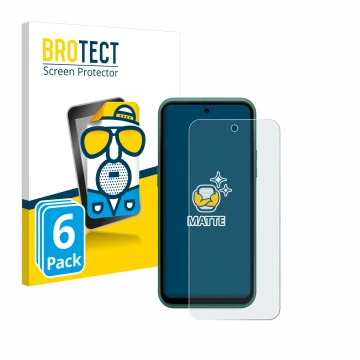 Vorderseite einer Produktverpackung mit dem Markenlogo BROTECT. Daneben ist das Gerät Nokia XR21 Limited Edition mit dem zugeh