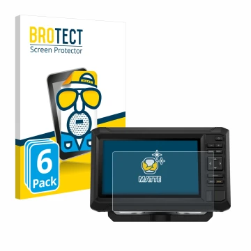Vorderseite einer Produktverpackung mit dem Markenlogo BROTECT. Daneben ist das Gerät Garmin ECHOMAP UHD2 7